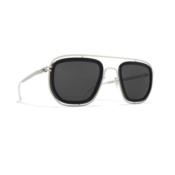 Mykita Mylon Pitch Black/Shiny Silver Ferlo Sunglasses - Picture 2 of 9